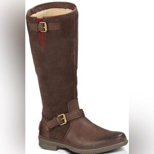 Ugg Thomsen Suede Brown Tall Boots Size 6